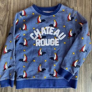 Maison Chateau Rouge x Monoprix Kids 5-6 year pullover crewneck sweatshirt